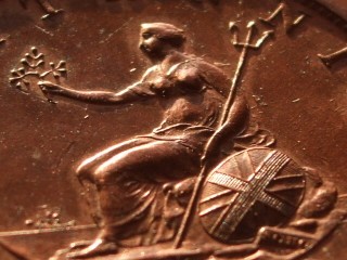 1799-Halfpenny---Copper-Proof-Or-Unc-Circulation-Coin?